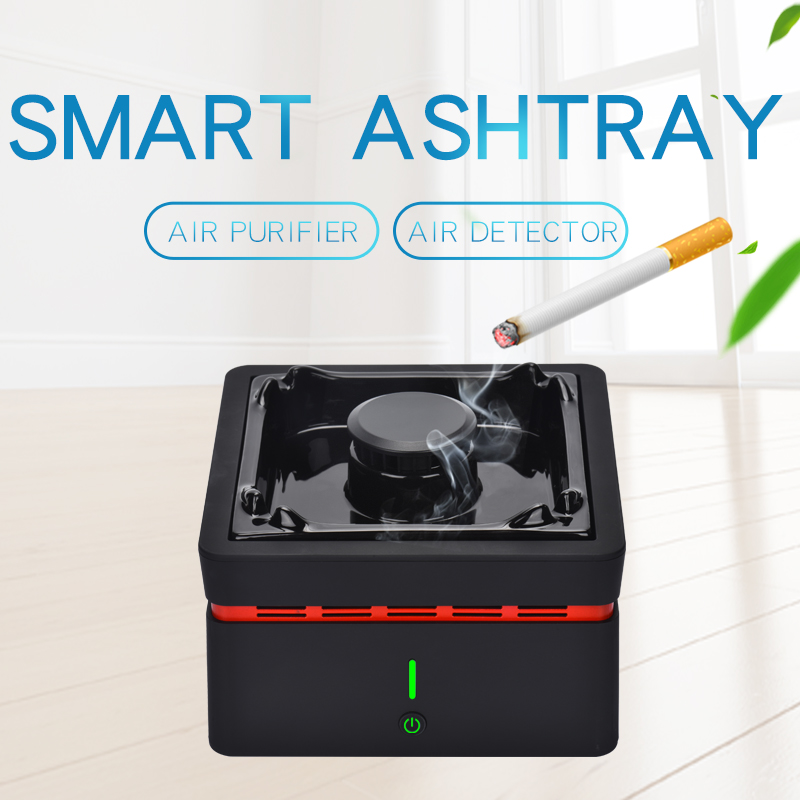 Electronic intelligent purification odor-free smokeless ashtray air purifier anti secondhand smoken T3